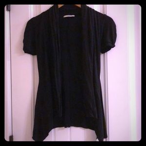 Black short-sleeved coverup